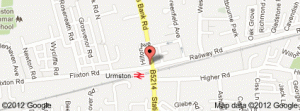 Our Urmston tuition centre is located on Urmston's main crossroads, opposite the station and above Home Estate Agents.