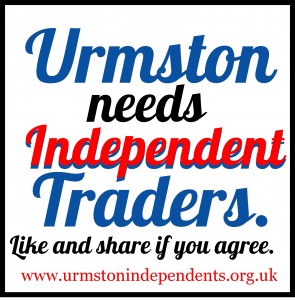 Urmston needs independent traders.