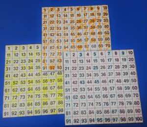 hundred square easy maths game
