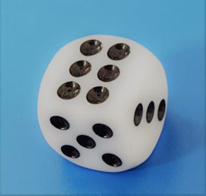 Maths game with dice